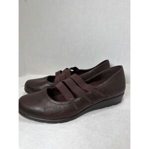 Easy Street Comfort Wave Birdie Comfort Wedge Shoes Women Size 9.5 Brown 30-3286